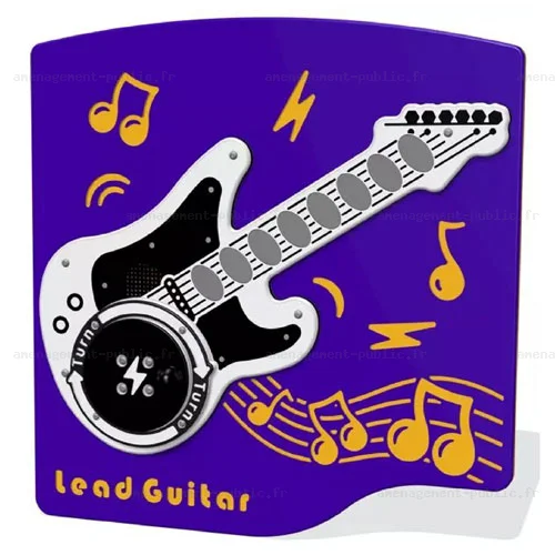 Panneau Guitare électrique pour aire de jeux